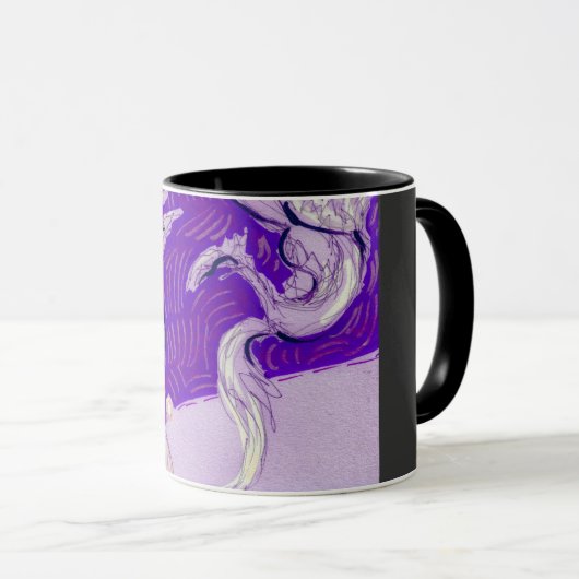 Zwei Drachen, drei Sonnen Tasse (VorderseiteRechts)