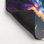 Zwei Drachen in der Schlacht Mousepad (Ecke)