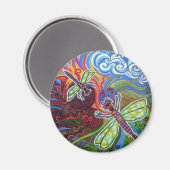 Zwei Dragonflies Magnet (Vorderseite/Rückseite)