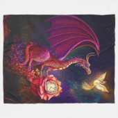 ZWEI DRAGONS FLEECEDECKE (Vorderseite (Horizontal))