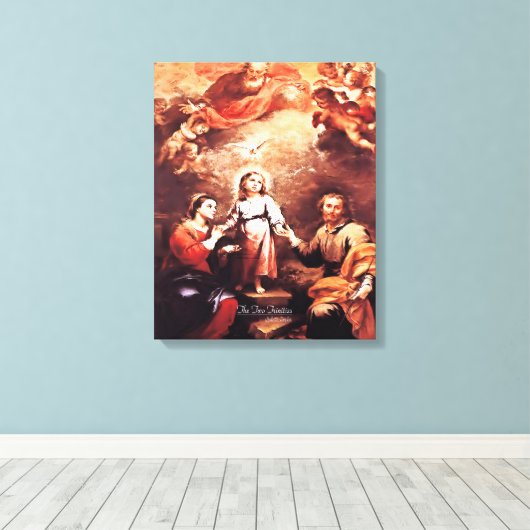 Zwei Dreifaltigkeiten Leinwanddruck (Insitu (Holzboden))