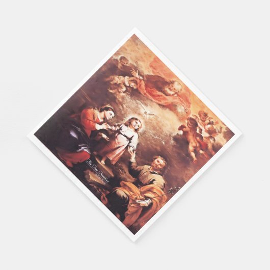 Zwei Dreifaltigkeiten Serviette (Ecke)