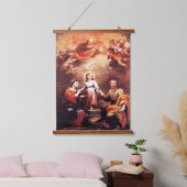 Zwei Dreifaltigkeiten Wandteppich Mit Holzrahmen (Schlafzimmer)