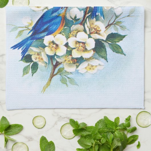 Zwei Drosseln Handtuch (Gefaltet)