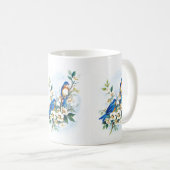 Zwei Drosseln Kaffeetasse (VorderseiteRechts)