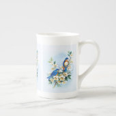 Zwei Drosseln Porzellantasse (Rechts)