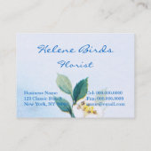 Zwei Drosseln Visitenkarte (Rückseite)