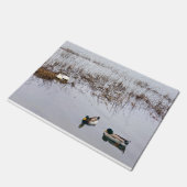 Zwei Duckpaare Fußmatte (Schrägansicht)