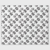 Zwei Dumbbells Geschenkpapier (Flach)