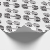 Zwei Dumbbells Geschenkpapier (Ecke)