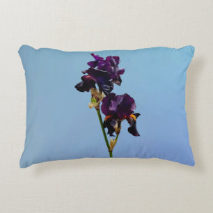 Zwei dunkle Lila Irische-Kissen Dekokissen