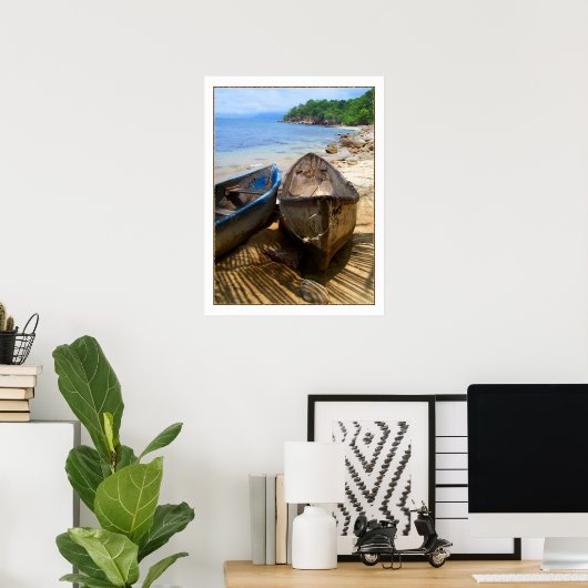 Zwei durch den Schatten Poster (Heimbüro)