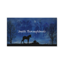 Zwei durchdachte Racehorse Foals Business Cards