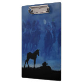 Zwei durchdachte Racehorse Foals Clipboard Klemmbrett (Links)
