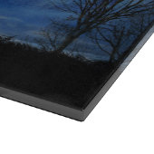 Zwei durchdachte Racehorse Foals Cutting Board Schneidebrett (Ecke)