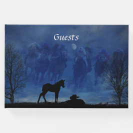 Zwei durchgekrönte Racehorse Foals Gästebuch