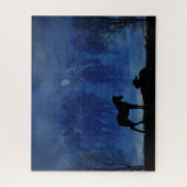 Zwei durchgekrönte Racehorse Foals Jigsaw Puzzle (Vertikal)