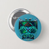 Zwei Eagles Knopf Button (Vorne & Hinten)