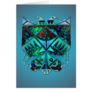 Zwei Eagles leere Karte