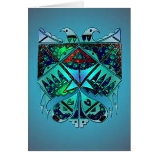 Zwei Eagles leere Karte