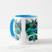 Zwei Eagles steigen Tasse (Vorderseite Links)