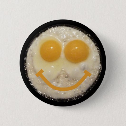 Zwei Ei-Gesichter Button (Vorderseite)
