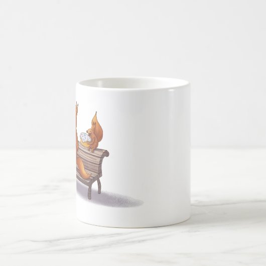 Zwei Eichhörnchen Kaffeetasse (Mittel)