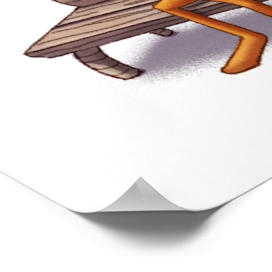 Zwei Eichhörnchen Poster (Ecke)