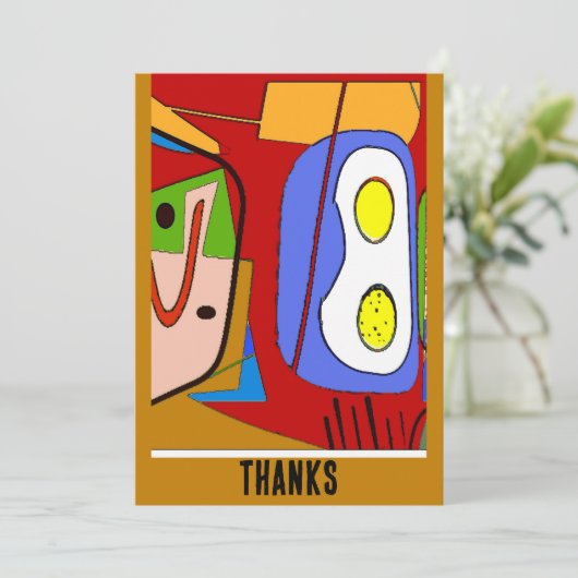 Zwei Eier Abstrakt (Stehend Vorderseite)