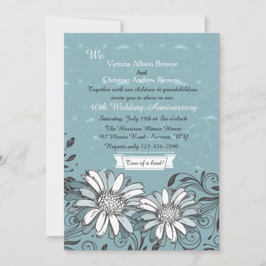 Zwei einer netten Einladung (Vorderseite)