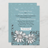 Zwei einer netten Einladung (Vorne/Hinten)