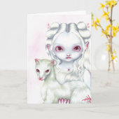 "Zwei einer netten" Gruß-Karte Karte (Gelbe Blume)