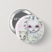 "Zwei eines netten" Knopfes Button (Vorne & Hinten)