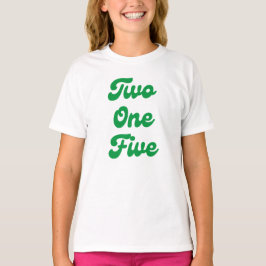 Zwei einfünf Philadelphia-Bereichscodes T-Shirt