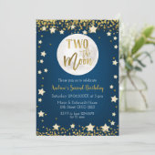 Zwei Einladungen der Mondnacht, 2. Geburtstag (Stehend Vorderseite)