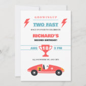 zwei Einladungen zum Geburtstag (Vorderseite)