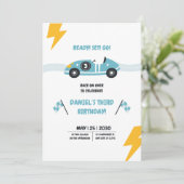 zwei Einladungen zum Geburtstag (Stehend Vorderseite)