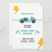 zwei Einladungen zum Geburtstag (Vorne/Hinten)