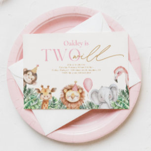 Zwei Einladungen zum Geburtstag von Wildtieren