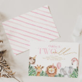 Zwei Einladungen zum Geburtstag von Wildtieren