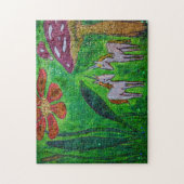 Zwei Einzel unter einem Pilz Puzzle (Vertikal)