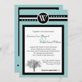 ZWEI EINZELHEITEN FÜR DIE EINLADUNG VON ZEREMONIE  (Vorne/Hinten)