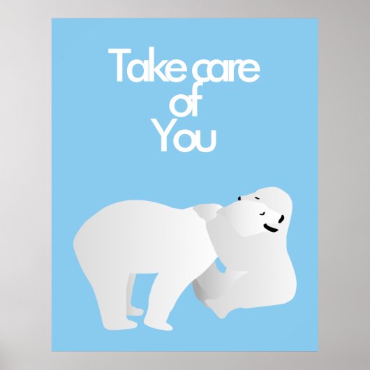 Zwei Eisbären Poster (Vorne)