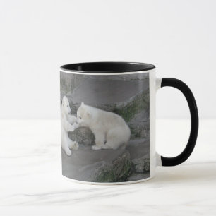 Zwei Eisbärjunge Tasse