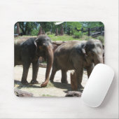 Zwei Elefanten Mousepad (Mit Mouse)