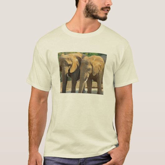 Zwei Elefanten T-Shirt (Vorderseite)