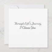 Zwei elegante Lovebirds Vintag (Rückseite)