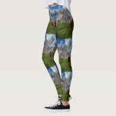 Zwei elegante Ölfarbe, Leggings (Links)