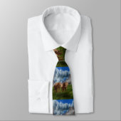 Zwei elegante Ölfarbe, Neck Tie Krawatte (Gebunden)