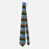 Zwei elegante Ölfarbe, Neck Tie Krawatte (Vorderseite)